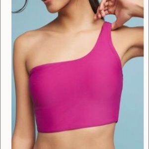 Anthropologie One Shoulder Bikini Top